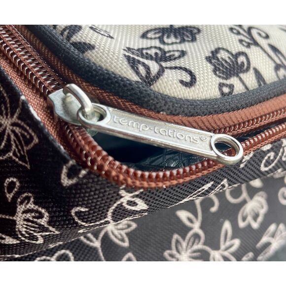 Temp-tations Floral Lace Casserole Tote Set*  Insulated Carrier, Baker, Spoon - Picture 11 of 14